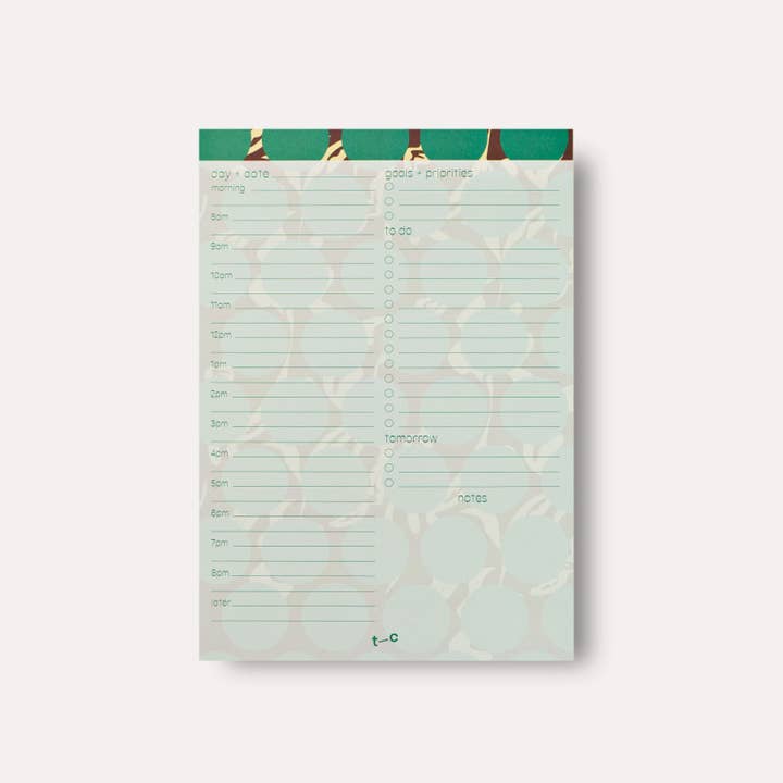 Marfa Daily Planner Pad for wholesale by The Completist (No duties on USA orders!)