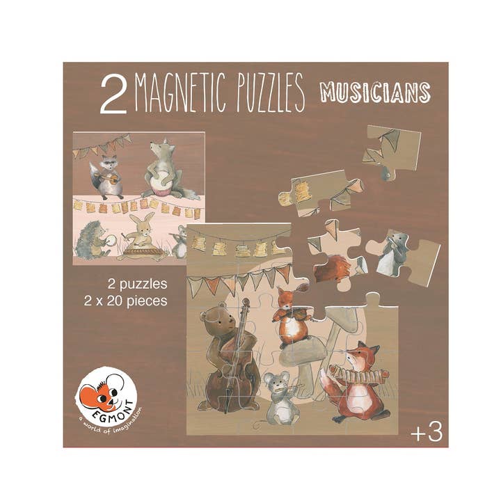 Egmont - Wholesale Puzzle - Kids - Magnetic Puzzle - Musicians2