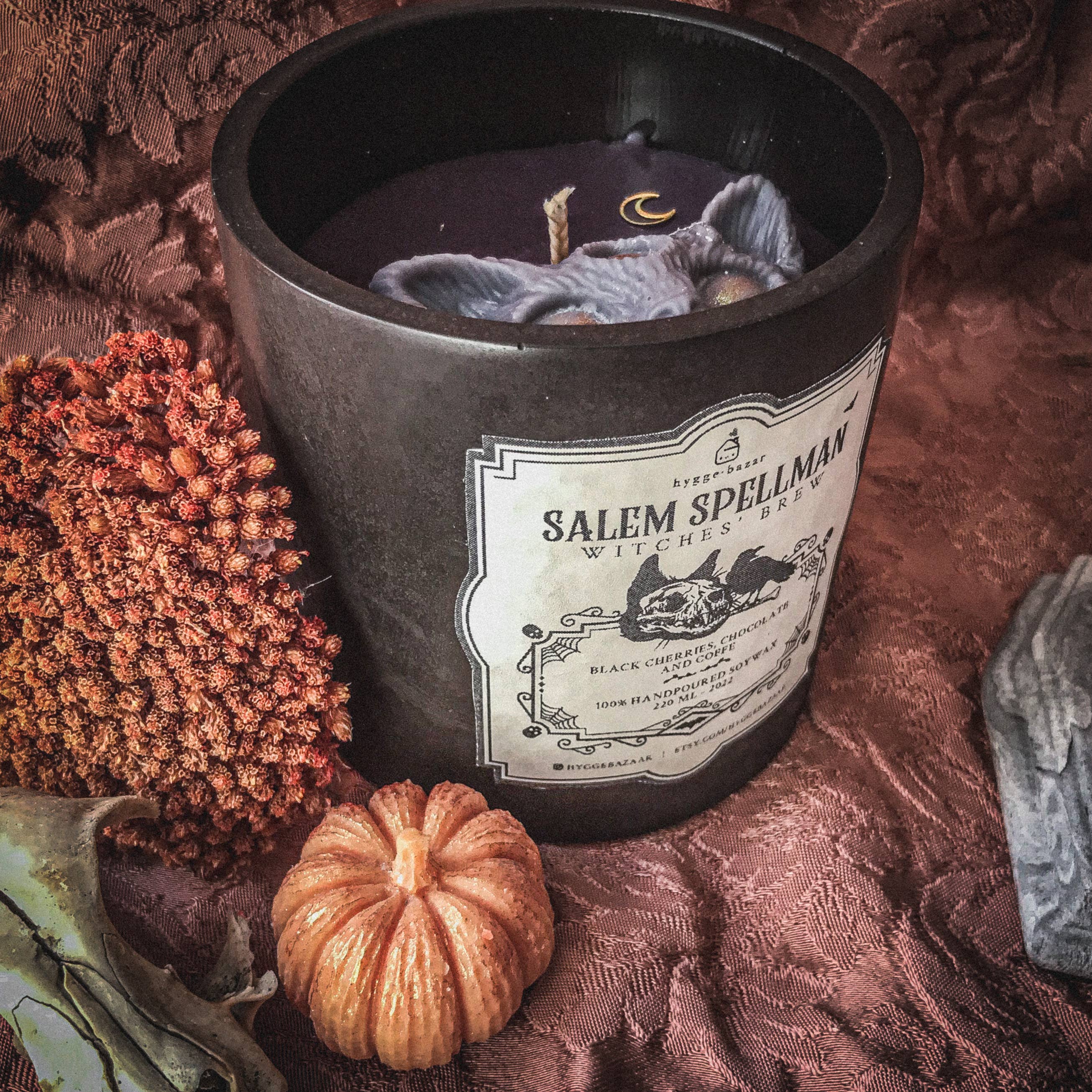 HyggeBazar - Ilaria Faraoni – Großhandel Kerze im Glas / gefüllte Kerze – Halloween-Edition Duftkerzen aus Sojawachs4