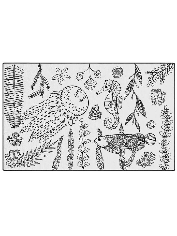 Jiggle aux méduses pour la vente par Coloring Rugs