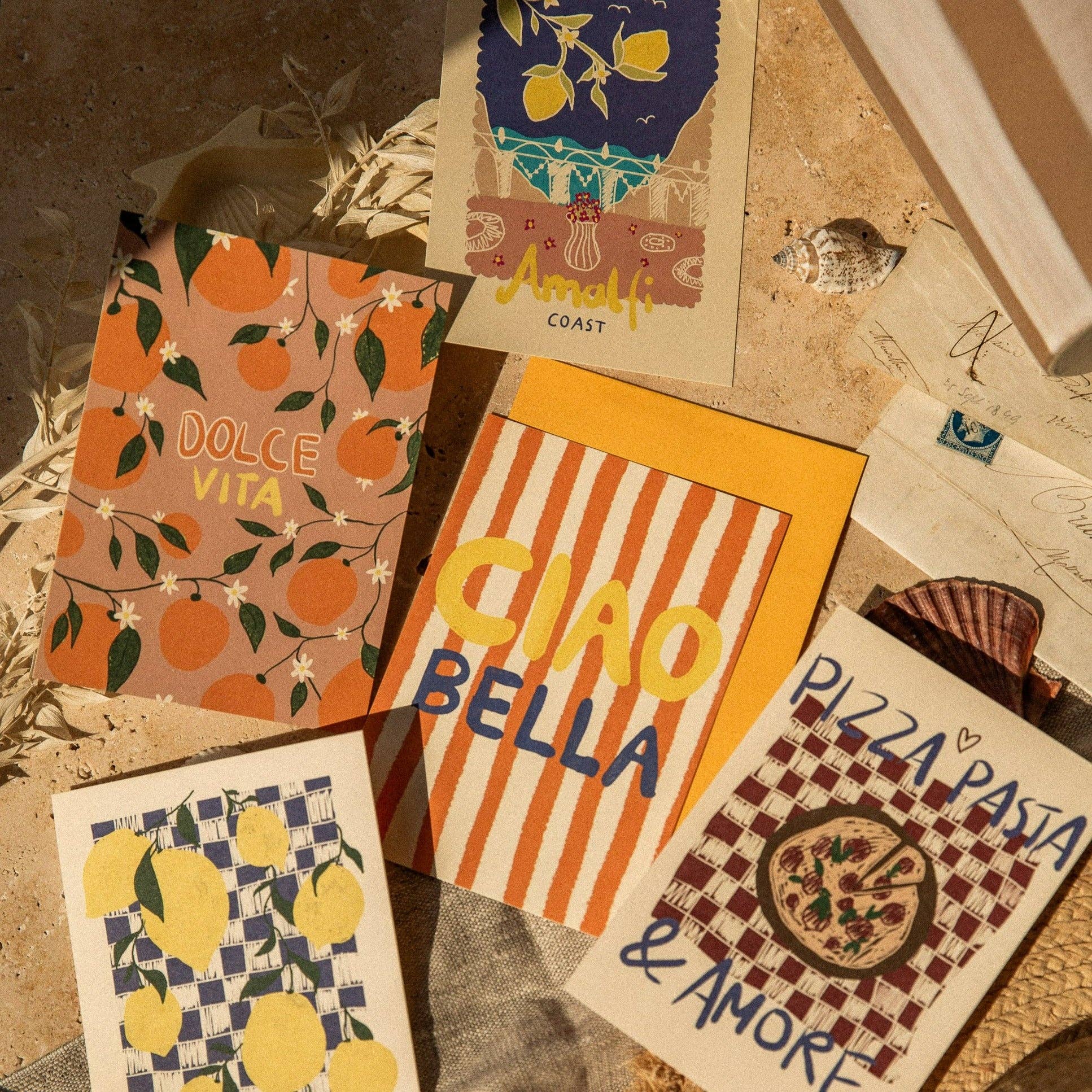 Studio Dolci - Wholesale Postcard - POSTCARD LA DOLCE VITA ORANGES3