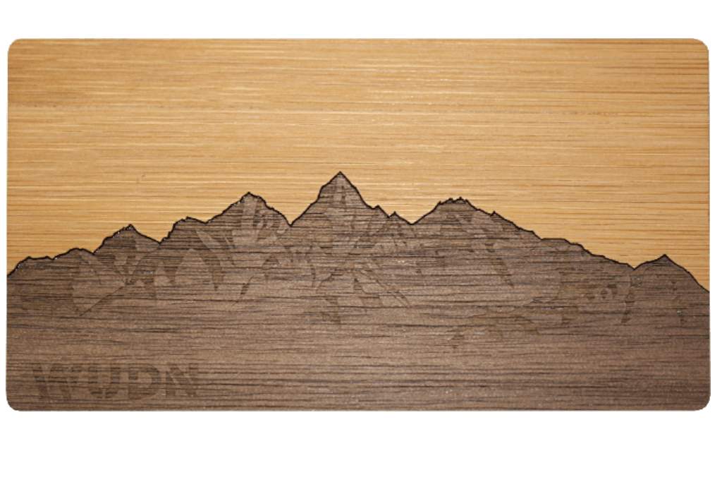 WUDN Handcrafted - Wholesale Portable Charger - Slim Power Bank (Sawtooth Mountain Traveler)5