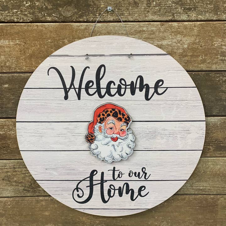 Support de porte vintage en forme de père Noël pour la vente par Birch and Boulder LLC