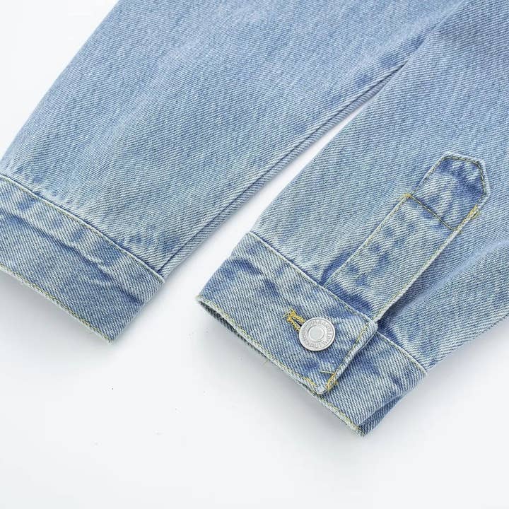 As Shown European Summer Denim Shirt Jacket Chic Cool for wholesale on Faire13