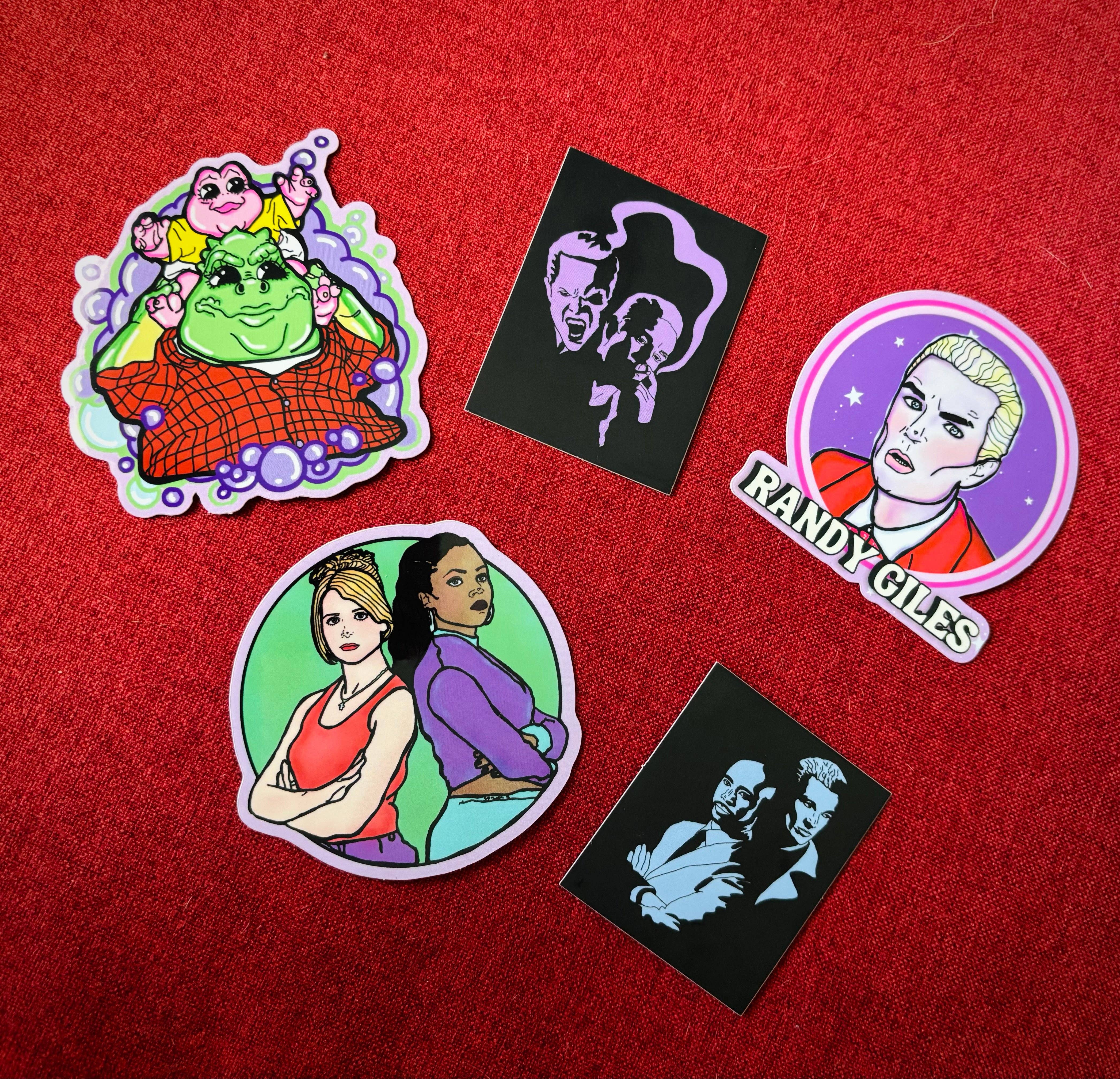 Haunted Fembot - Wholesale Sticker - The Monster or The Man Spike Sticker3