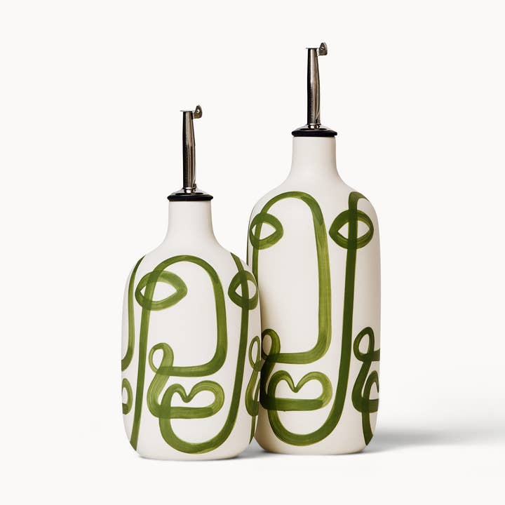 Oil / Vinegar Cruets - Meadow Cara for wholesale by Franca