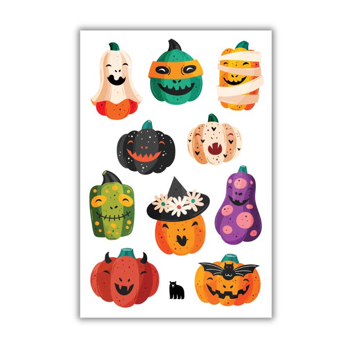 Citrouilles Spooky pour la vente par Four Bears Sticker Club