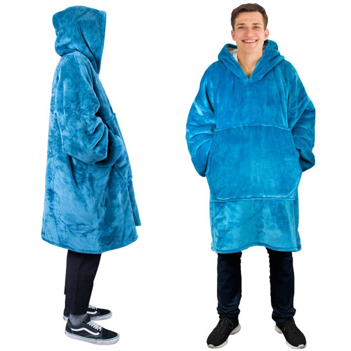 Pavilia - Wholesale Throw blanket - Oversized Wearable Hoodie Blanket49