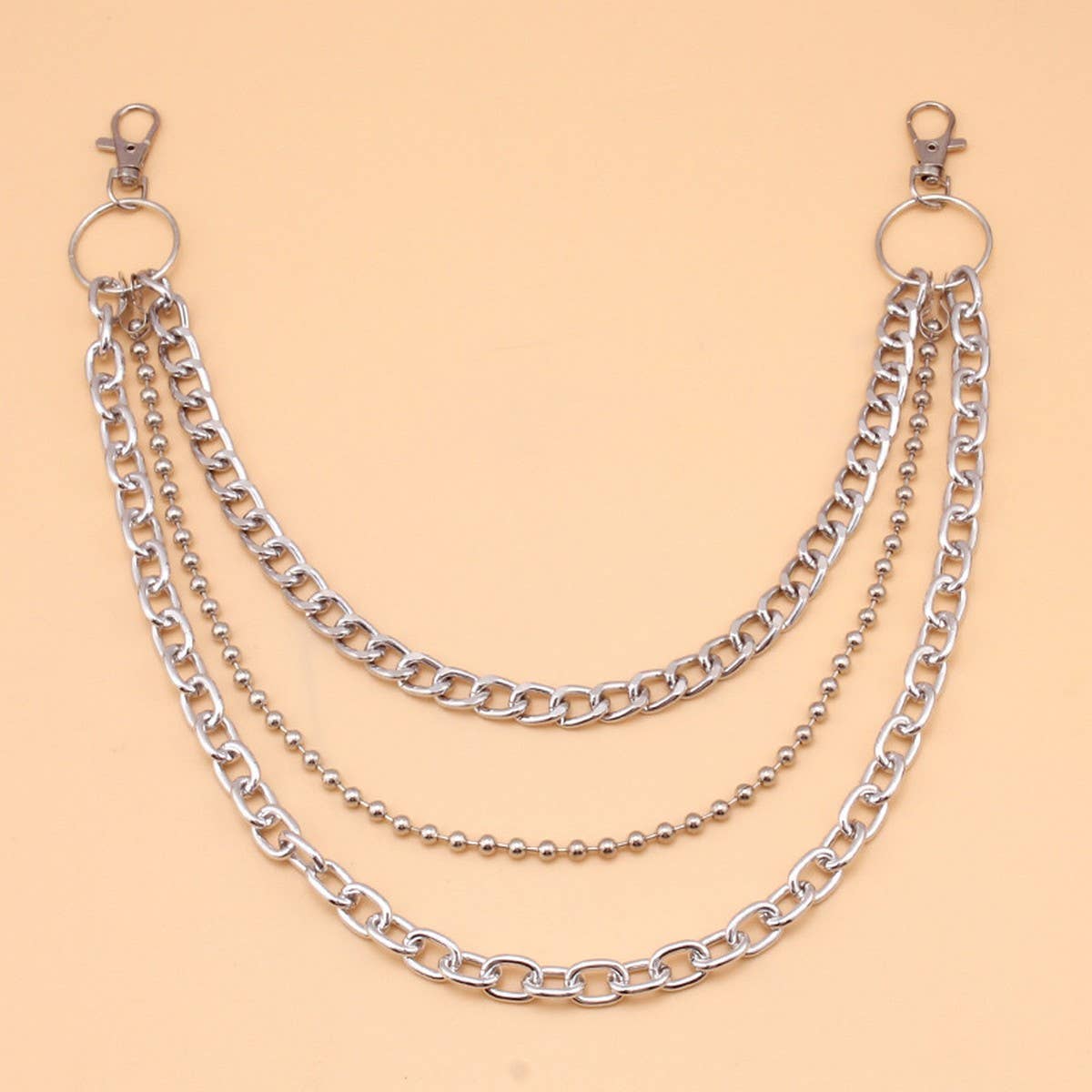 TYPE  MINIMALIST RETRO HIP HOP PANTS CHAIN_CWMM0671 for wholesale on Faire4