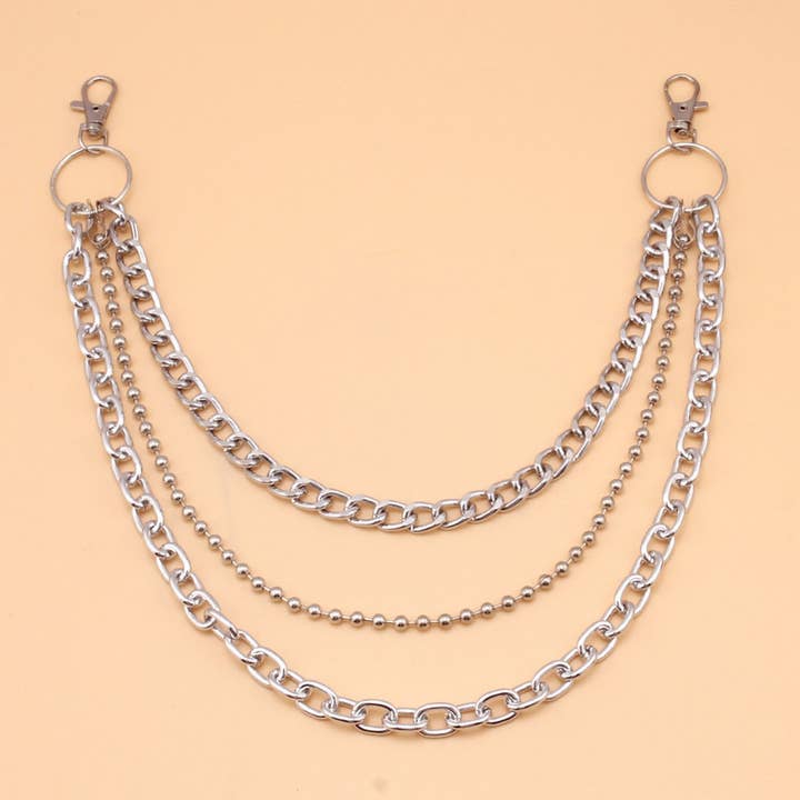 TYPE MINIMALIST RETRO HIP HOP PANTS CHAIN_CWMM0671 for wholesale on Faire4