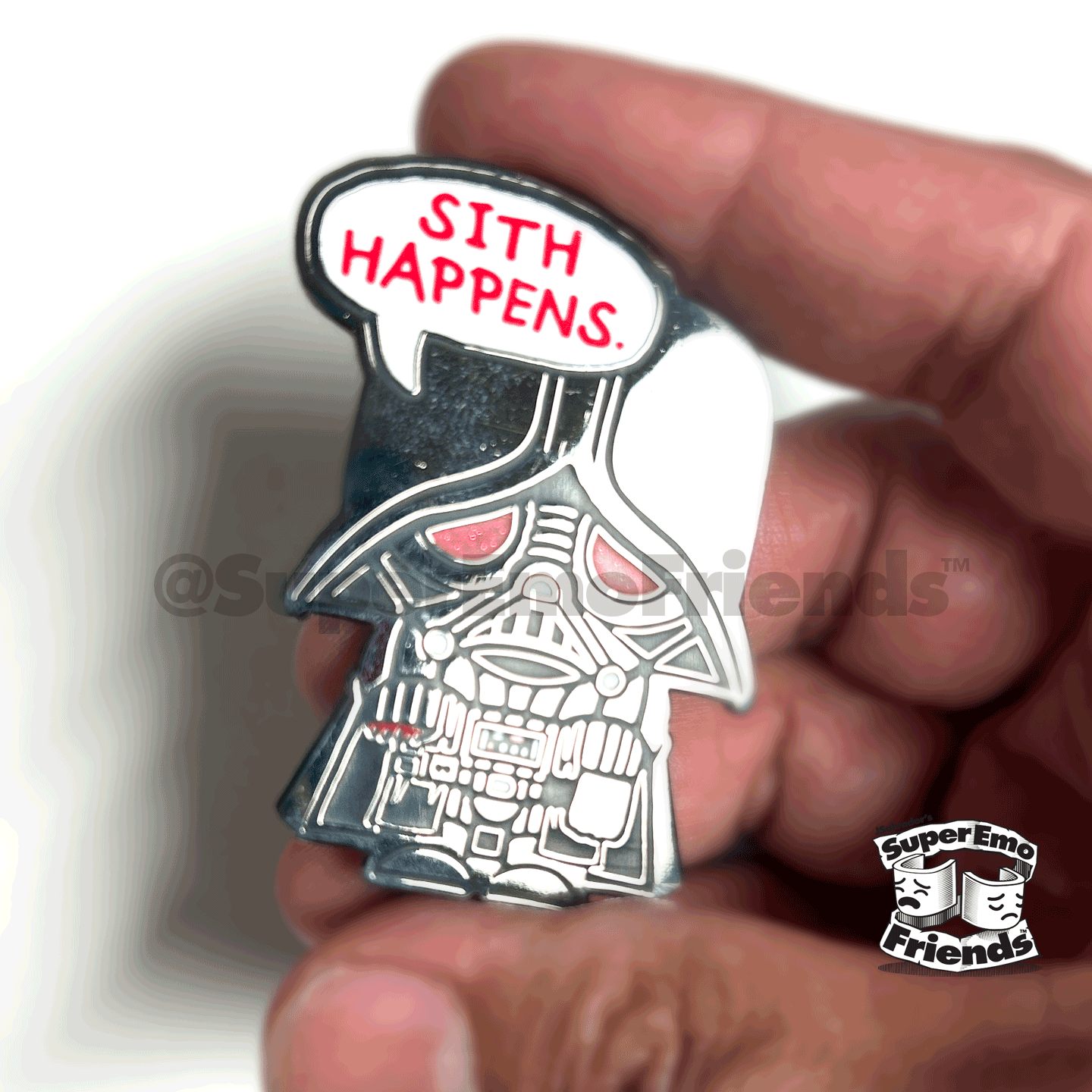 SuperEmoFriends - Wholesale Lapel Pin/Button - SuperEmo Sithy Enamel Pin3