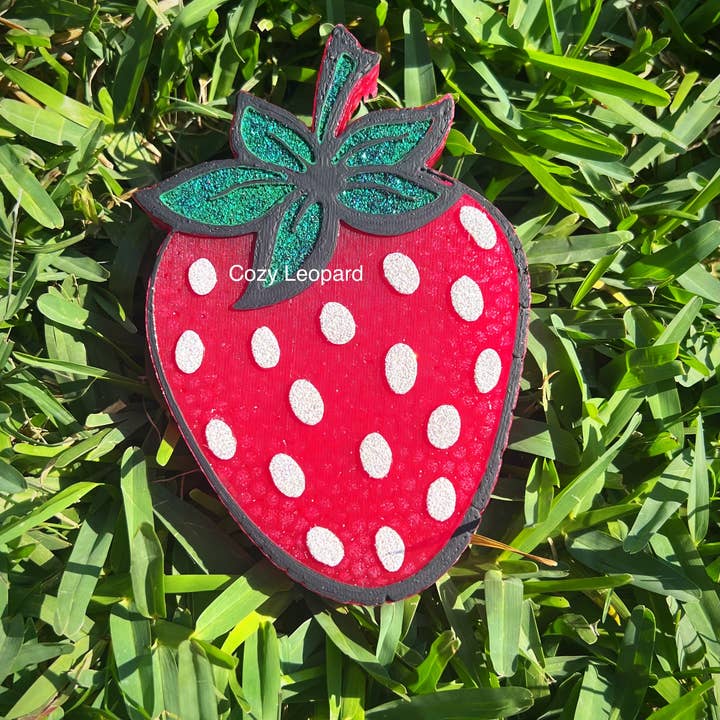Cozy Leopard Boutique - Wholesale Car Freshener - Women's - Strawberry Car Freshie2