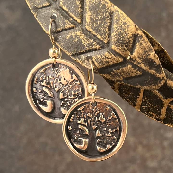 Tree of Life Earrings for wholesale by Felicity Jewelry Designs