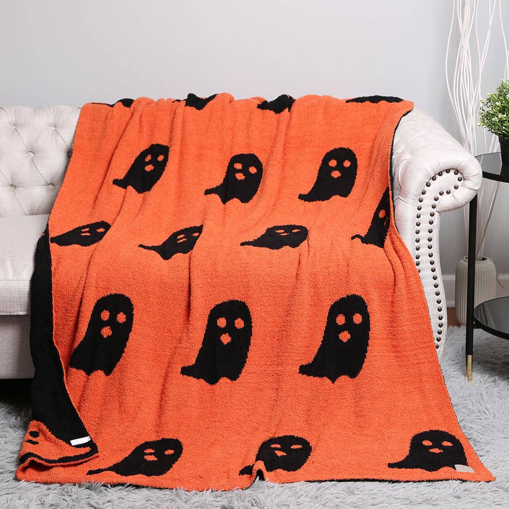 Fashion City - Wholesale Throw Blanket - Ghost Patterned Throw Blanket6