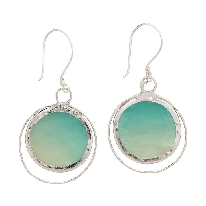 Sea Horizon Earrings for wholesale by Ten Thousand Villages