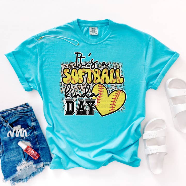 Flawless Transfers - Wholesale Sublimation Transfer - Its A Softball Kinda Day #2176 DTF Transfer