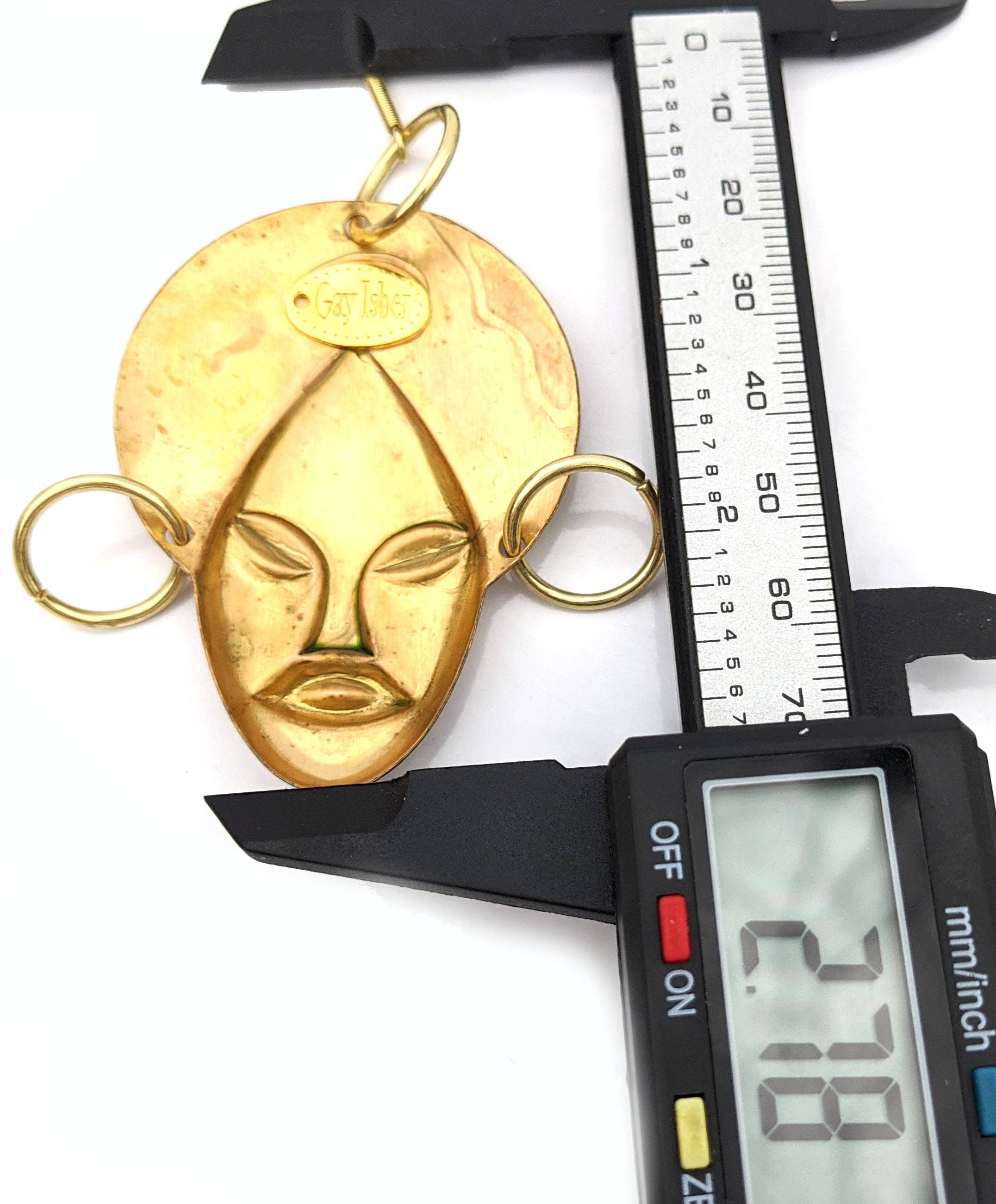 Gay Isber Designs - Wholesale Dangle Earrings - Brass Genie Earrings USA Gay Isber gift bag XL3