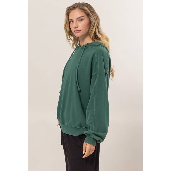 HYFVE - Wholesale Hoodie - Women's - Seam Detailed Long Sleeve Oversized Hoodie23