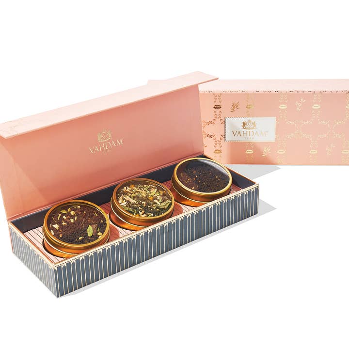 Vahdam Teas – wholesale Loose tea – Blush - Assorted Tea Gift Set | 3 Loose Leaf Teas2
