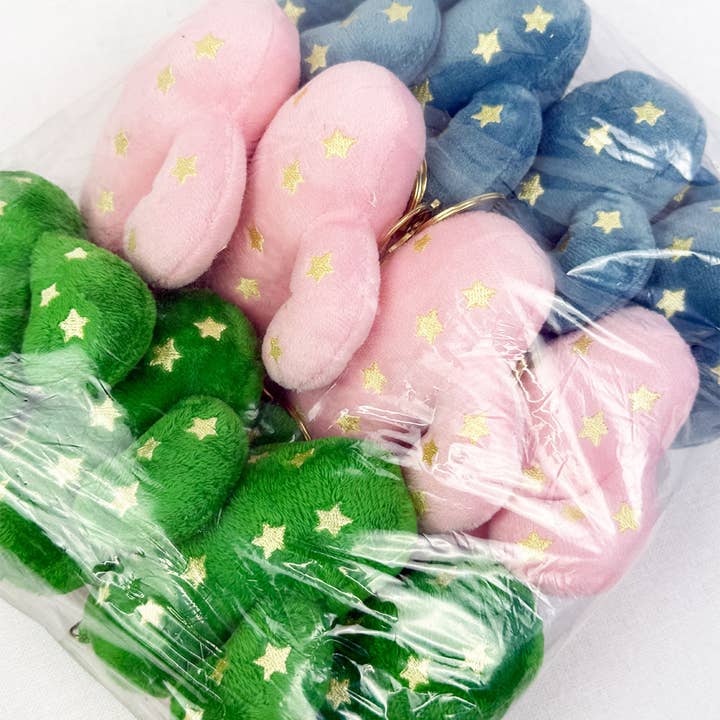 MIX COLOR Cactus Plushie Key Chain for wholesale on Faire7