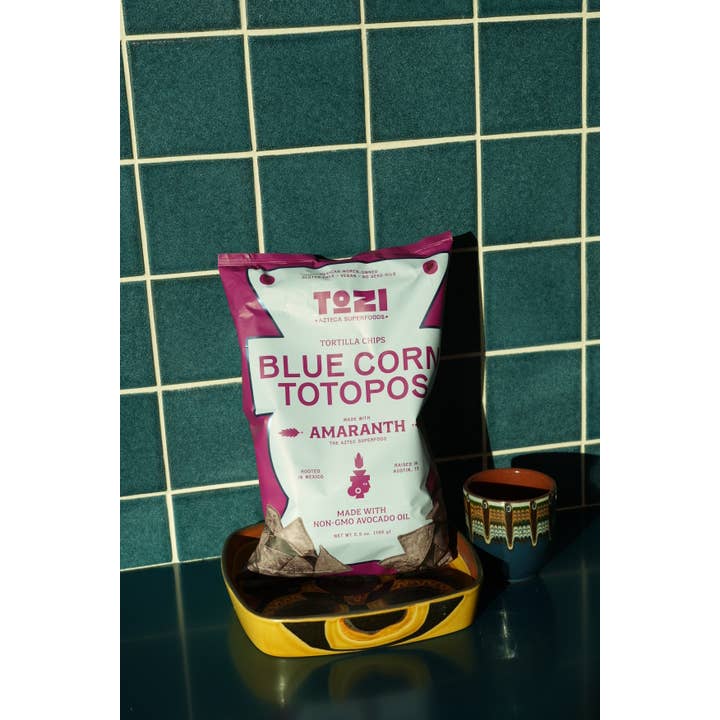 Tozi Superfoods - Wholesale Chips - Tozi Blue Corn & Amaranth Totopos (Tortilla Chips)2