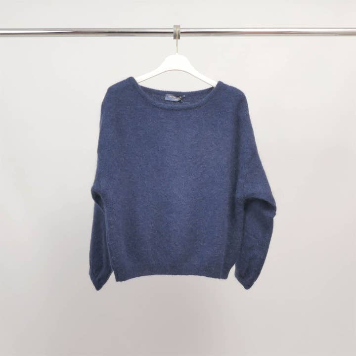 Cecile Wang - Wholesale Knit Sweater - Women's - Soft sweater in kid mohair and alpaca PJ222207