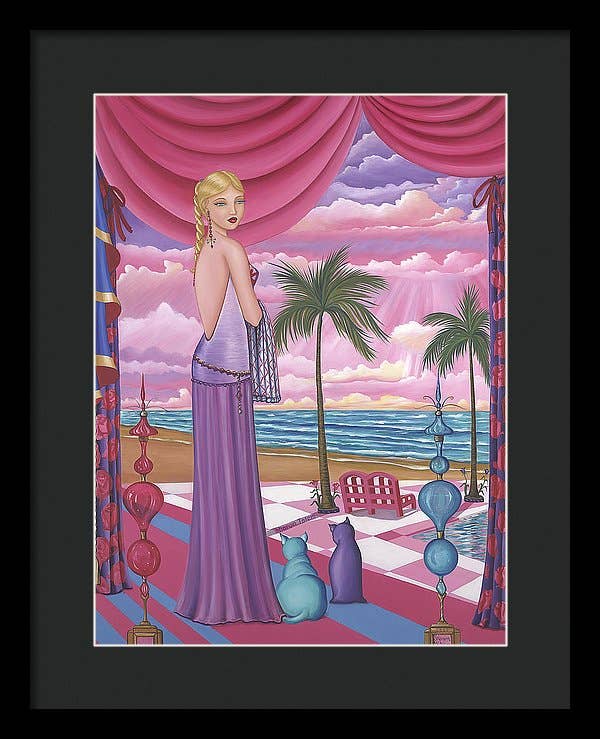 Sharon Tatem Fashion LLC - Wholesale Art Print - Melissa - Framed Print17