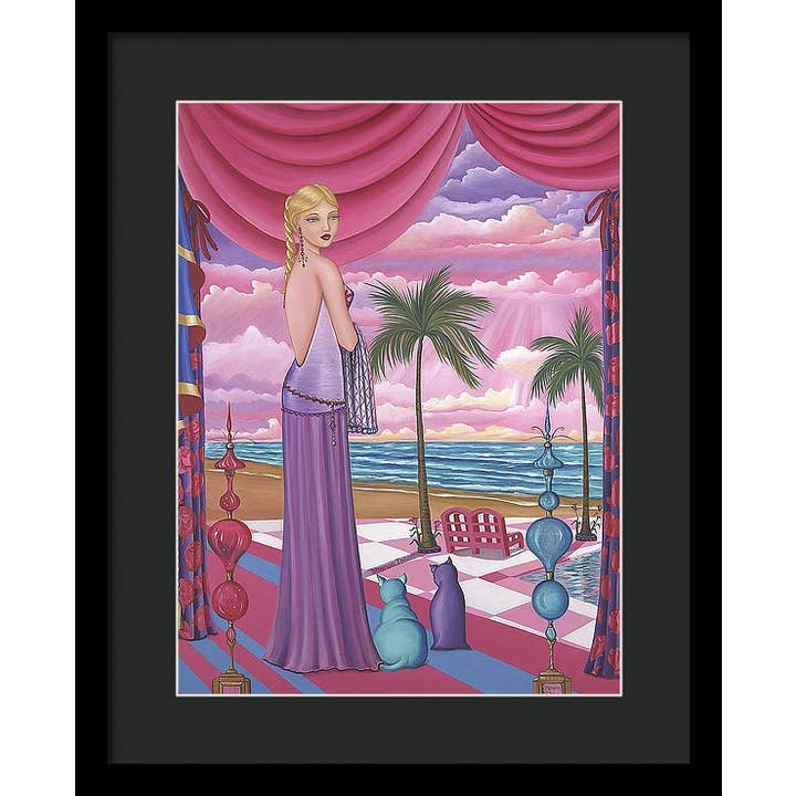 Sharon Tatem Fashion LLC - Wholesale Art Print - Melissa - Framed Print17