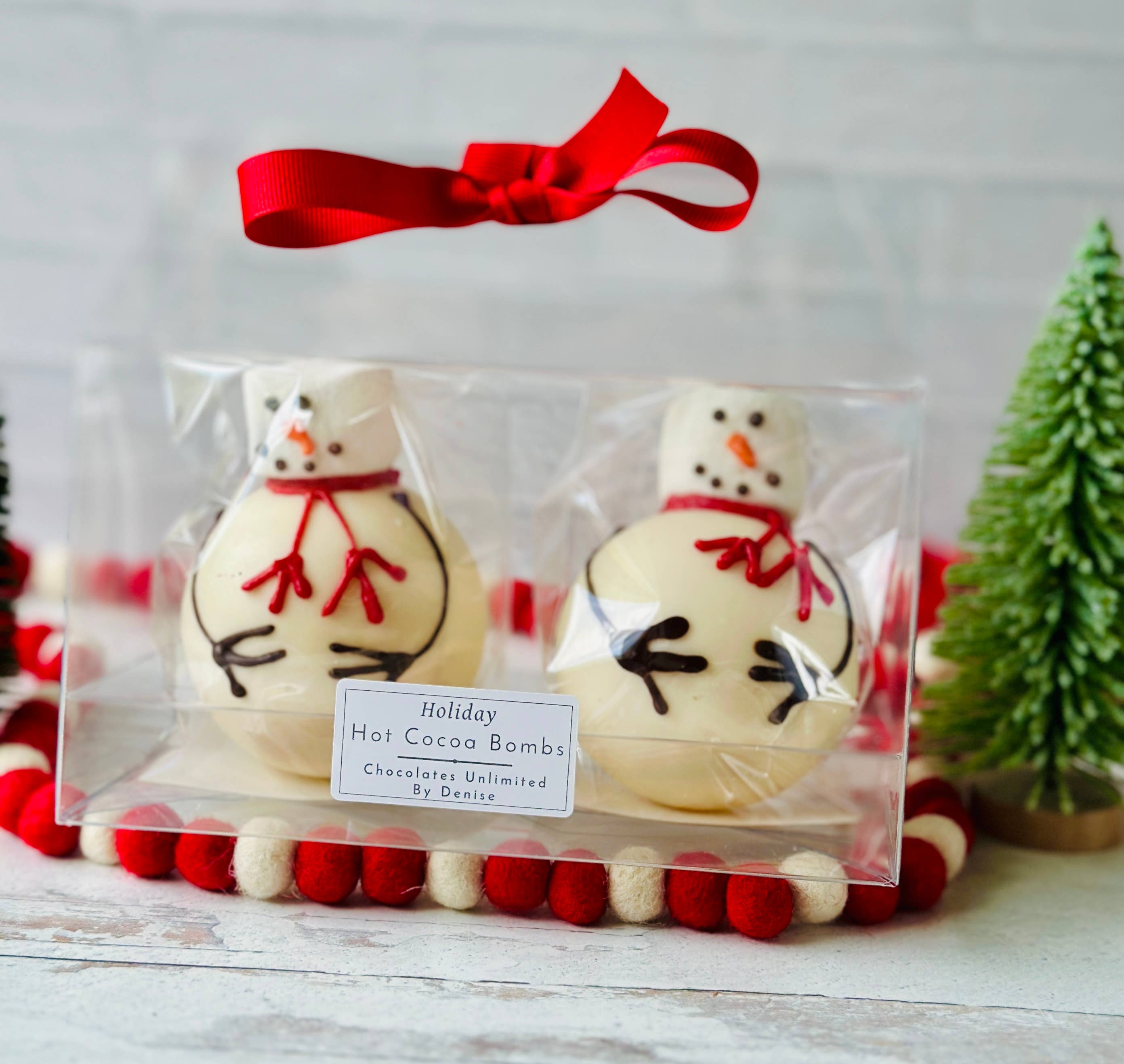 Chocolates Unlimited by Denise - Wholesale Hot Cocoa Mix/Kit - Snowmen Hot Chocolate Bombs 3