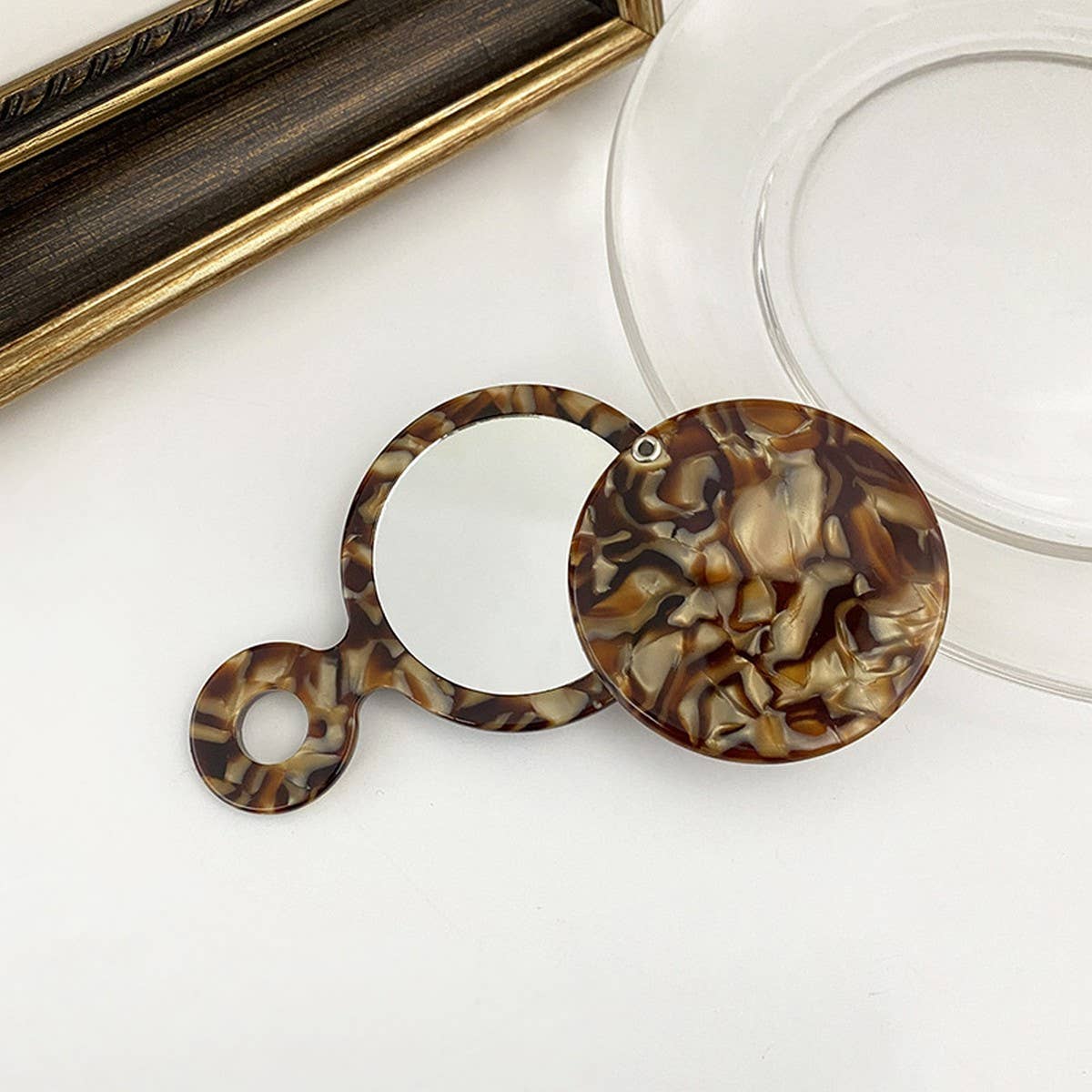 ACCITY - Wholesale Compact Mirror - Portable Handheld Round Mirror, Cute Makeup Mirror_CWMM63875