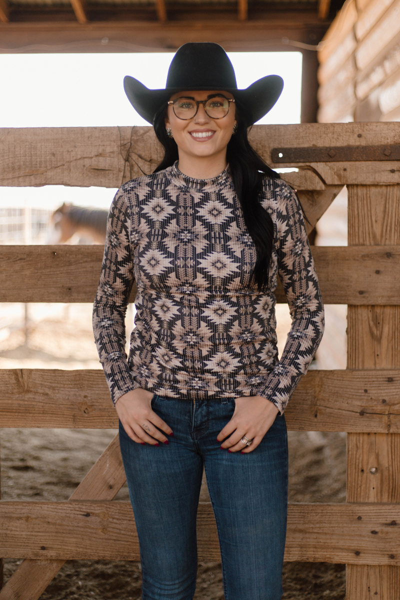 Sterling Kreek - Wholesale Knit Top - Women's - Smoky Mesa Top0