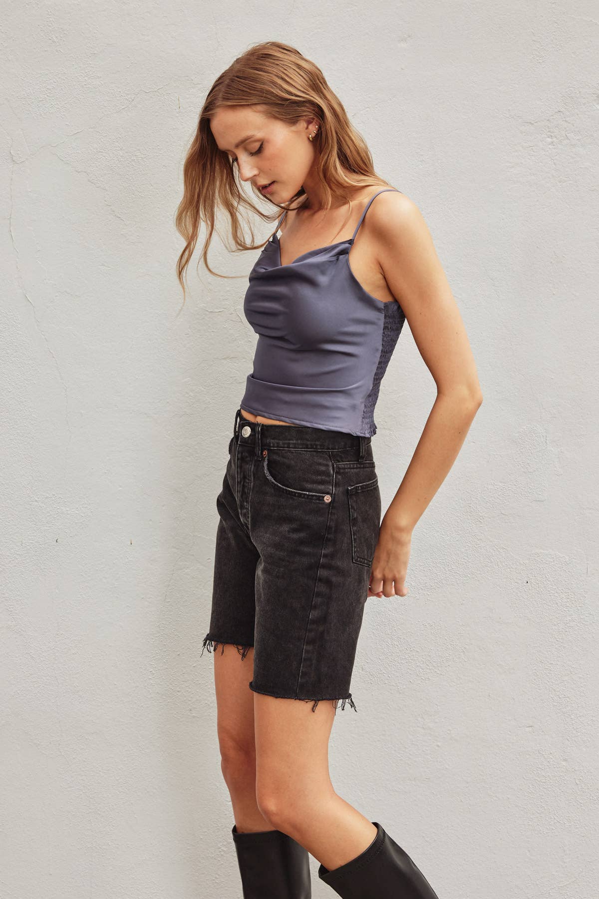 Dress Forum - Wholesale Camisole - Dames - Satijnen camitop met ronde hals (1)7