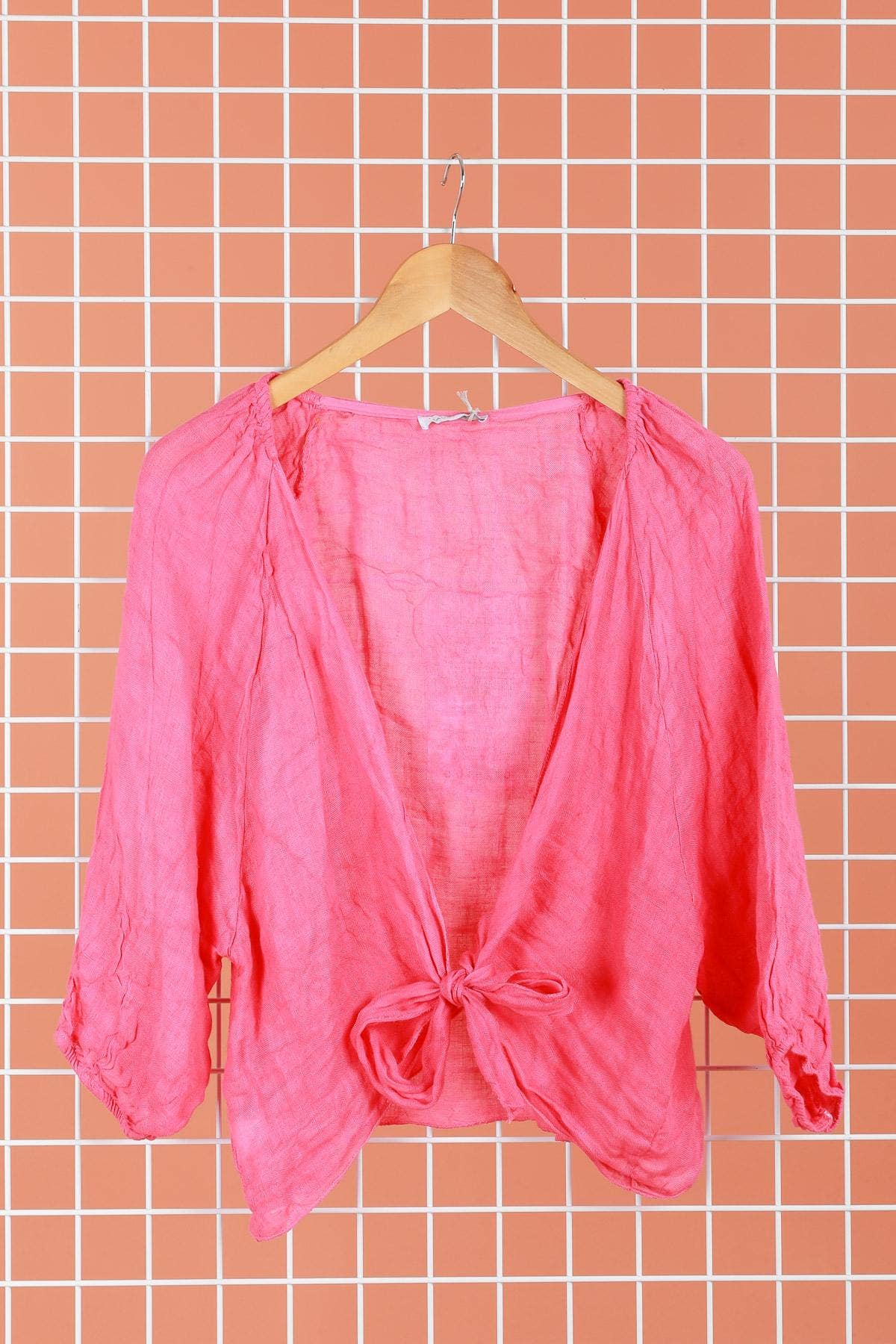 la maison des fibres naturelles - Wholesale Blouse - Dames - Linnen overslagtop 621286 van 100% linnen24