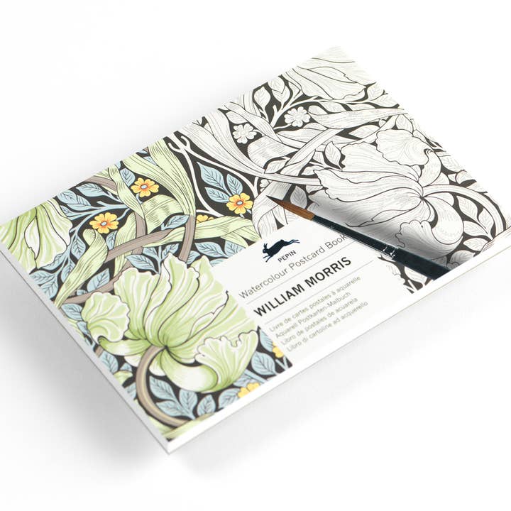 Pepin Press - Wholesale Postcard Set - William Morris Watercolour Postcard Book