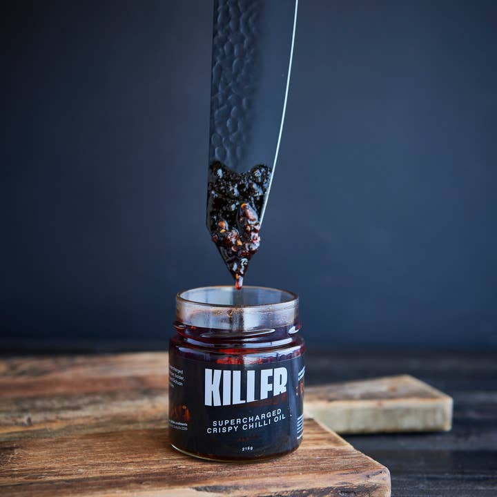 Killer Condiments Supercharged Crispy Chilli Oil 215g and other Purchase Wholesale catalina crunch. Free Returns & Net 60 Terms on Faire trending on Faire.