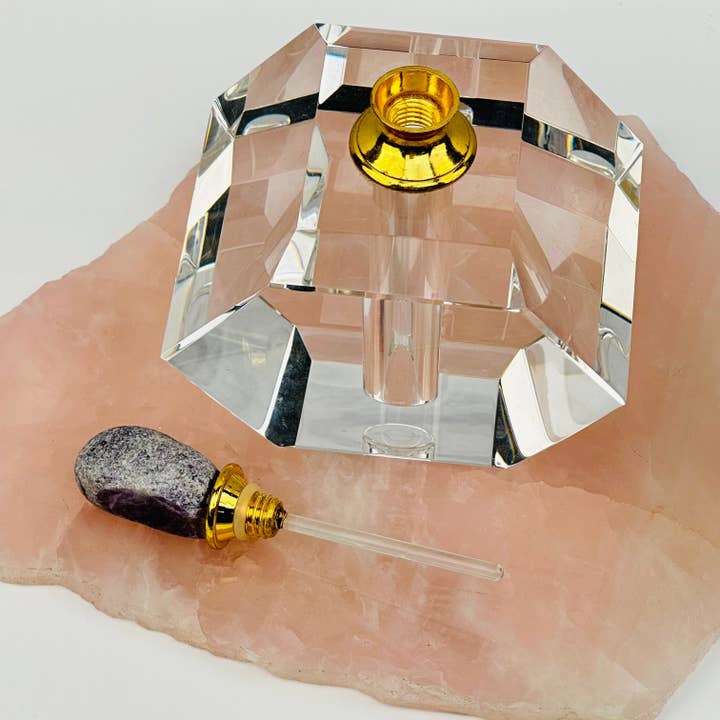 Rock Paradise – wholesale Perfume/eau de toilette – Crystal Amethyst Seer Stone Top Large Perfume Bottle3
