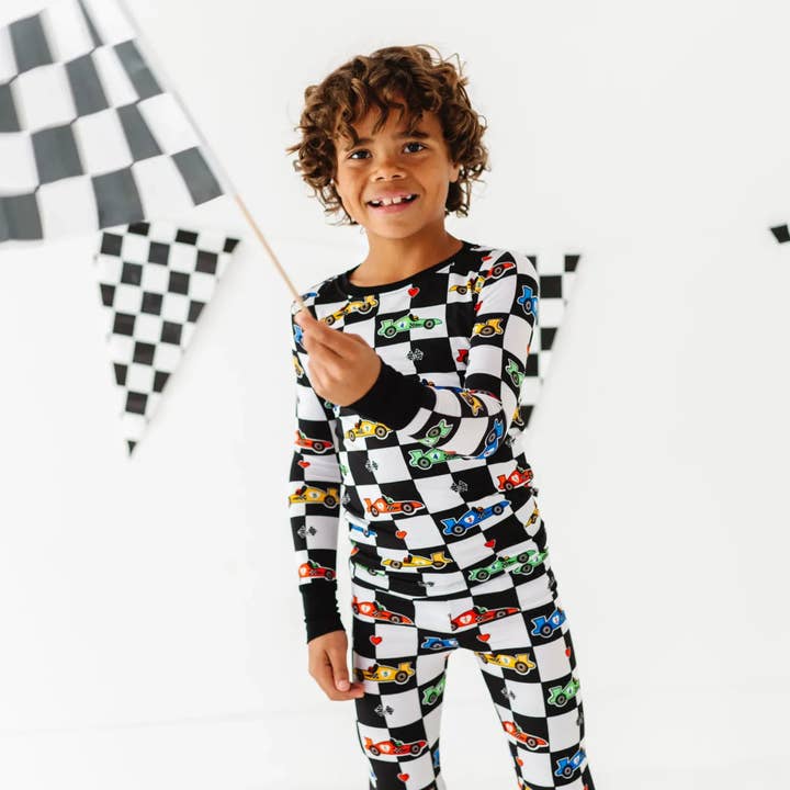 Kiki + Lulu - Venta al por mayor Conjunto de pijama - Niños - Pijamas para niños de coches de carreras