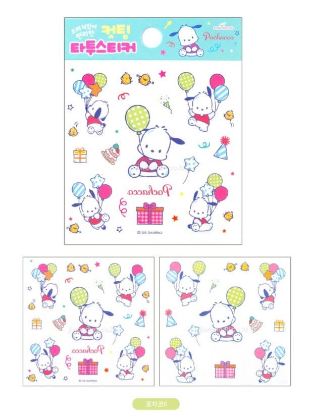 K-Wonderland - Wholesale Sticker - Sanrio Die-Cut Tattoo Stickers – Assorted Characters13