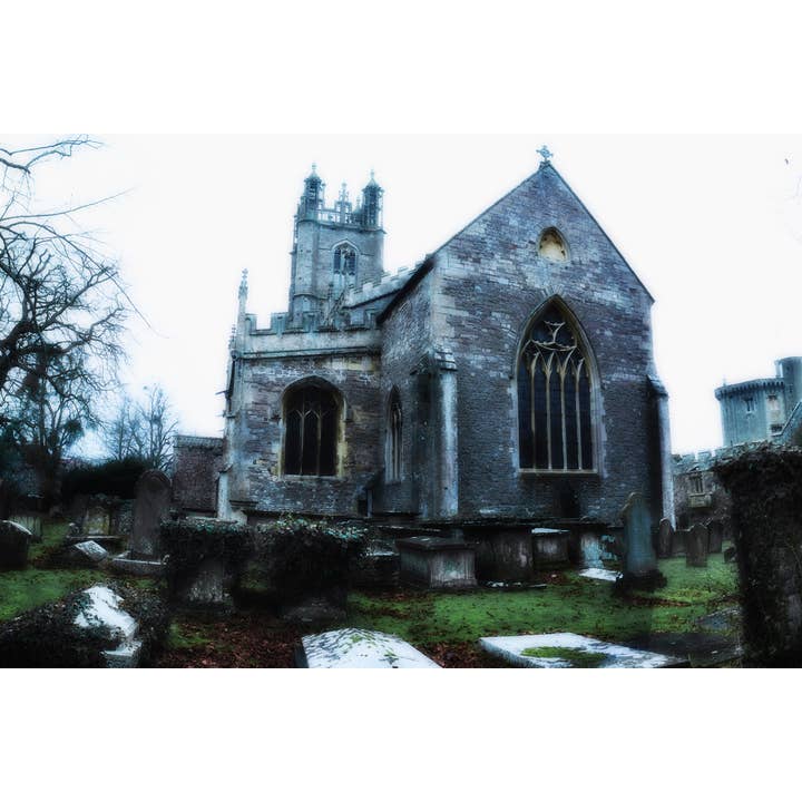 Old Chapel and Cemetery Bristol United Kingdom Photo Photograph Wall Art for wholesale by Gotham Gifts