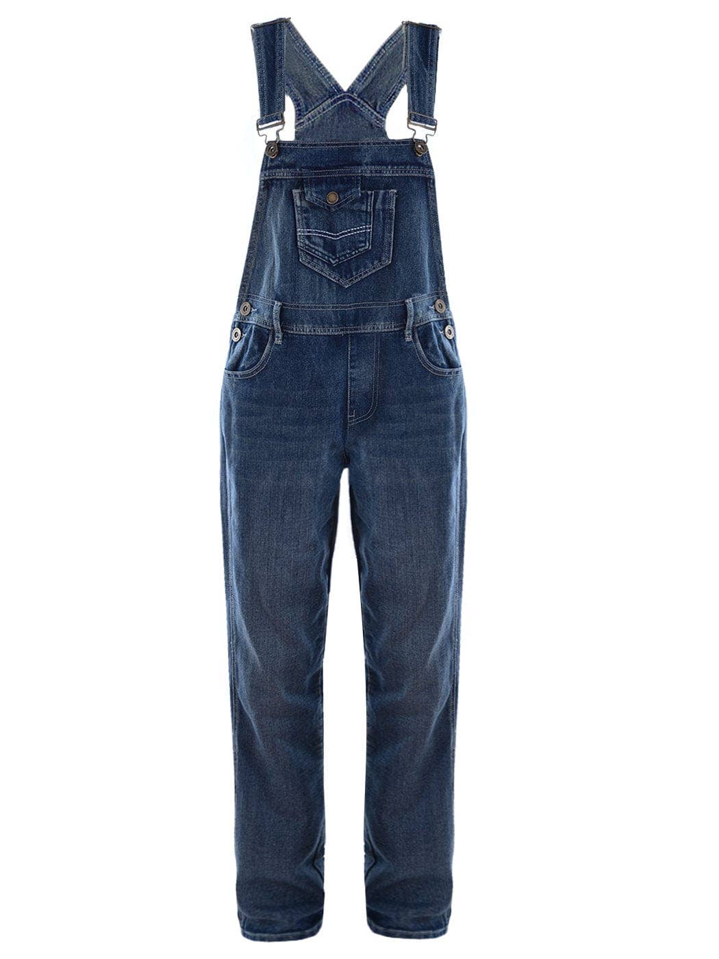 Anna Kaci Wholesale - Wholesale Overalls - Women's - Vintage Straight-Leg Overalls6