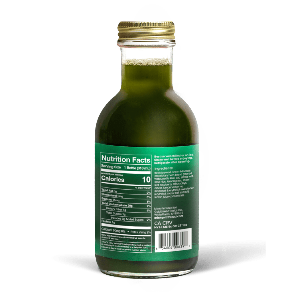 Goldthread Tonics - Wholesale Wellness Juice/Tonic - Green Minerals2