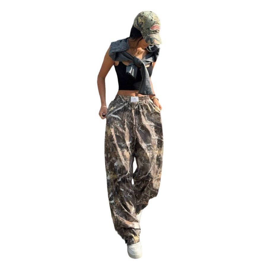 Masyal - Wholesale Pants - Women's - Spring and Autumn Women's High Waist Wide Leg Slim Pants5
