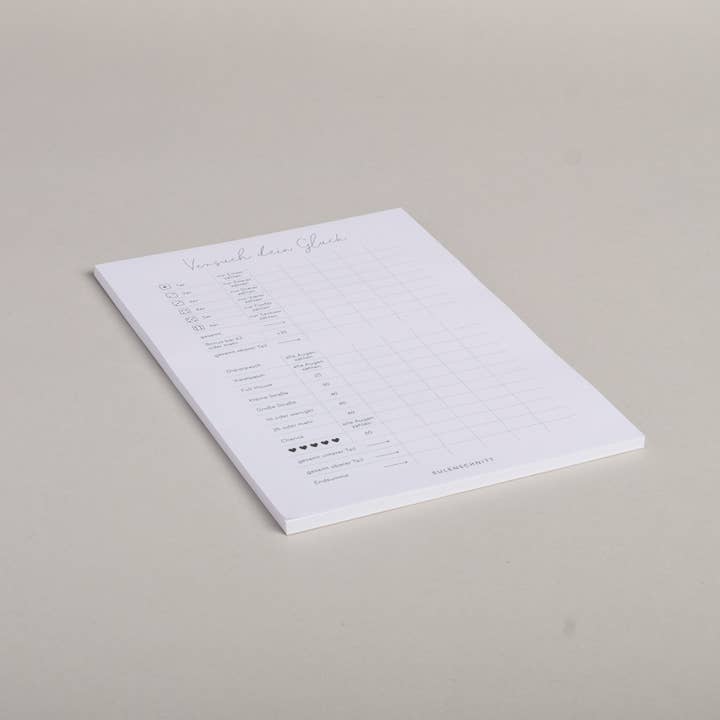 Eulenschnitt - Wholesale Notepad - Block Try Your Luck (VE = 10 pcs)2