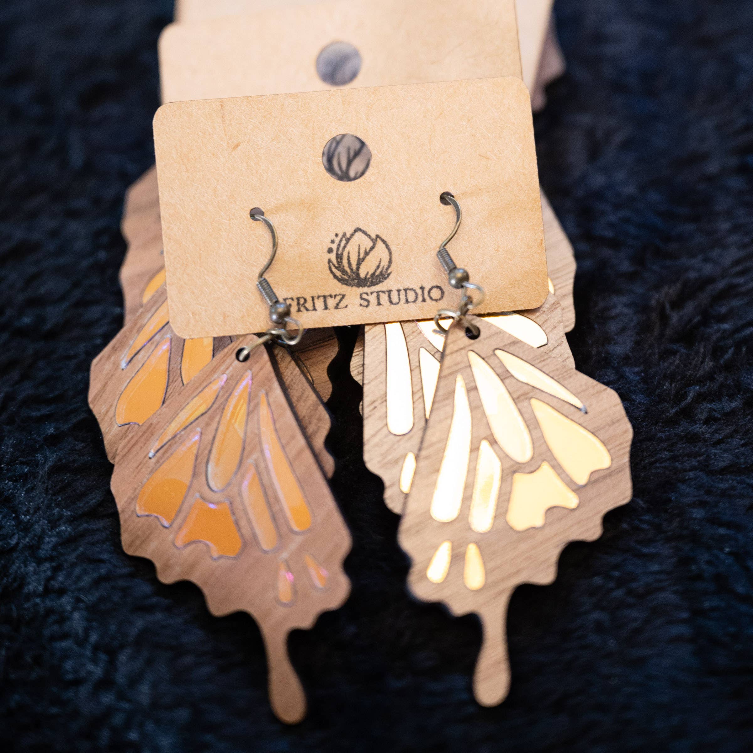 Fritz Studio – Engroshandel Hængeøreringe og creoløreringe – Fairy Butterfly Øreringe1