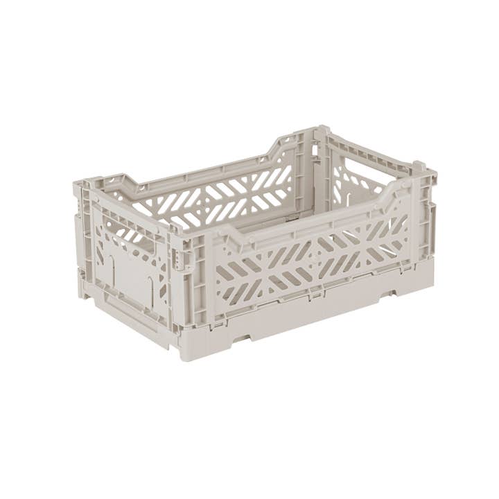 Aykasa Folding Crates Light Gray – 6 PIECES BUNDLE for wholesale by Aykasa