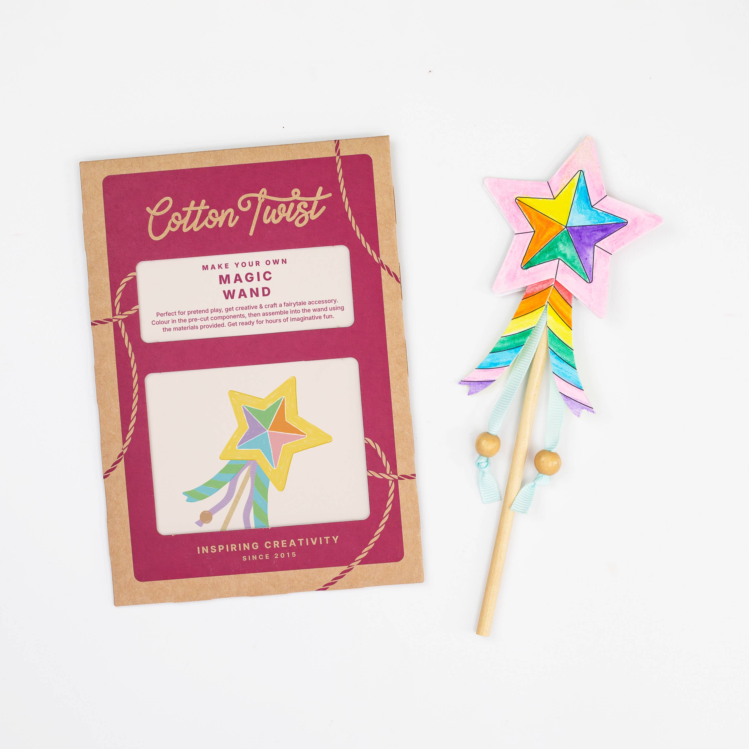Cotton Twist (USA DUTIES PAID) – wholesale DIY craft kit – Child – Make Your Own Magic Wand4