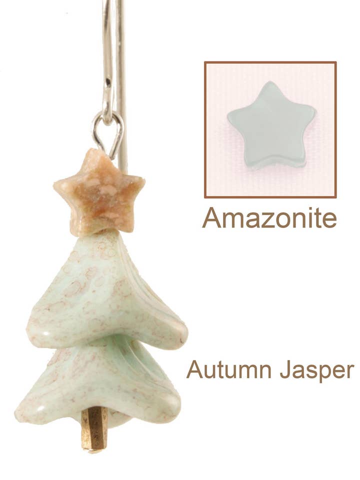 Blue by Moonlight Weihnachtsbaum-Ohrringe — Sterlingsilber für den Großhandel von Ardent Designs