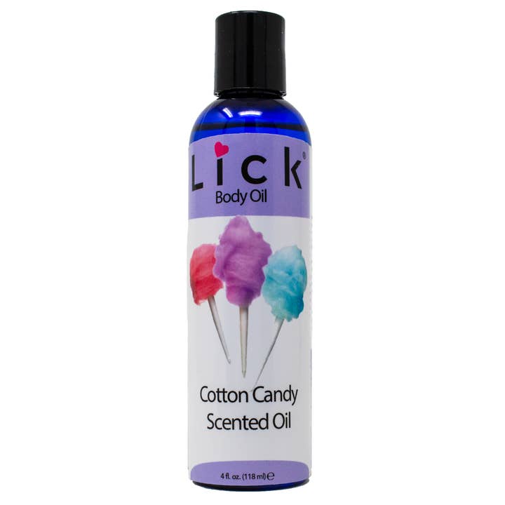 Cotton Candy Scented Body Oil for wholesale by Lick