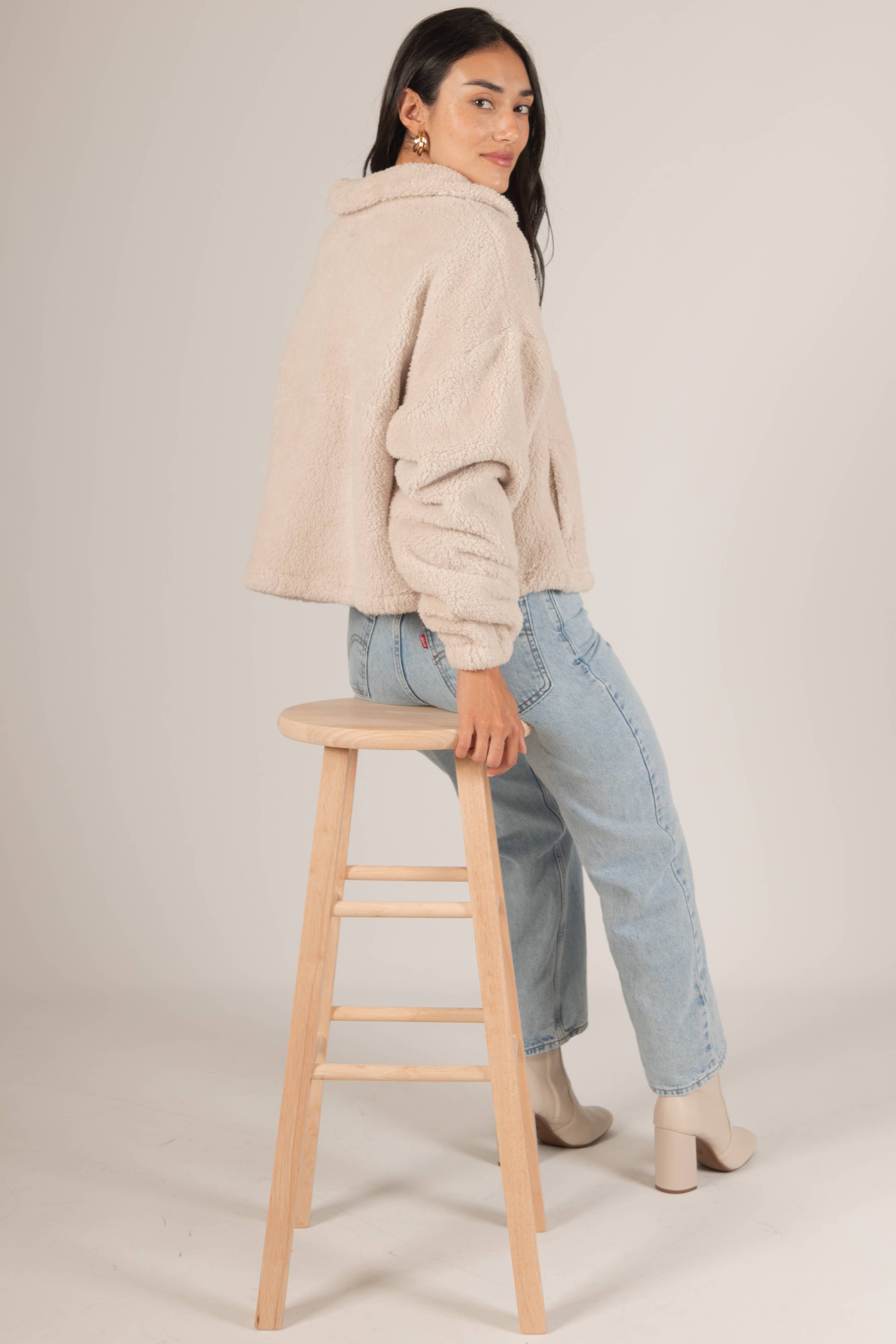 Before You Collection - Vente Polaire – femme - Pull à fermeture éclair en polaire douce8