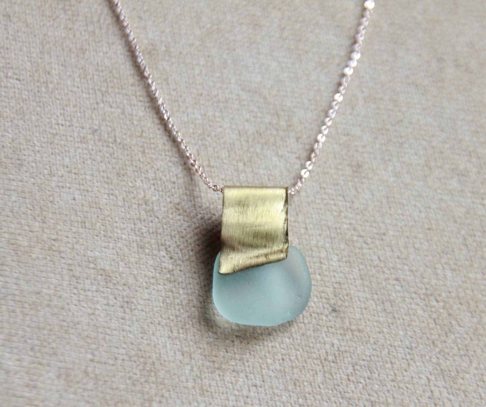 Forma&Colore - Wholesale Pendant/Charm Necklace - Sea Glass Necklace 3